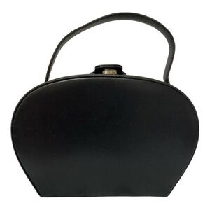 Vintage 1950s leather box purse.